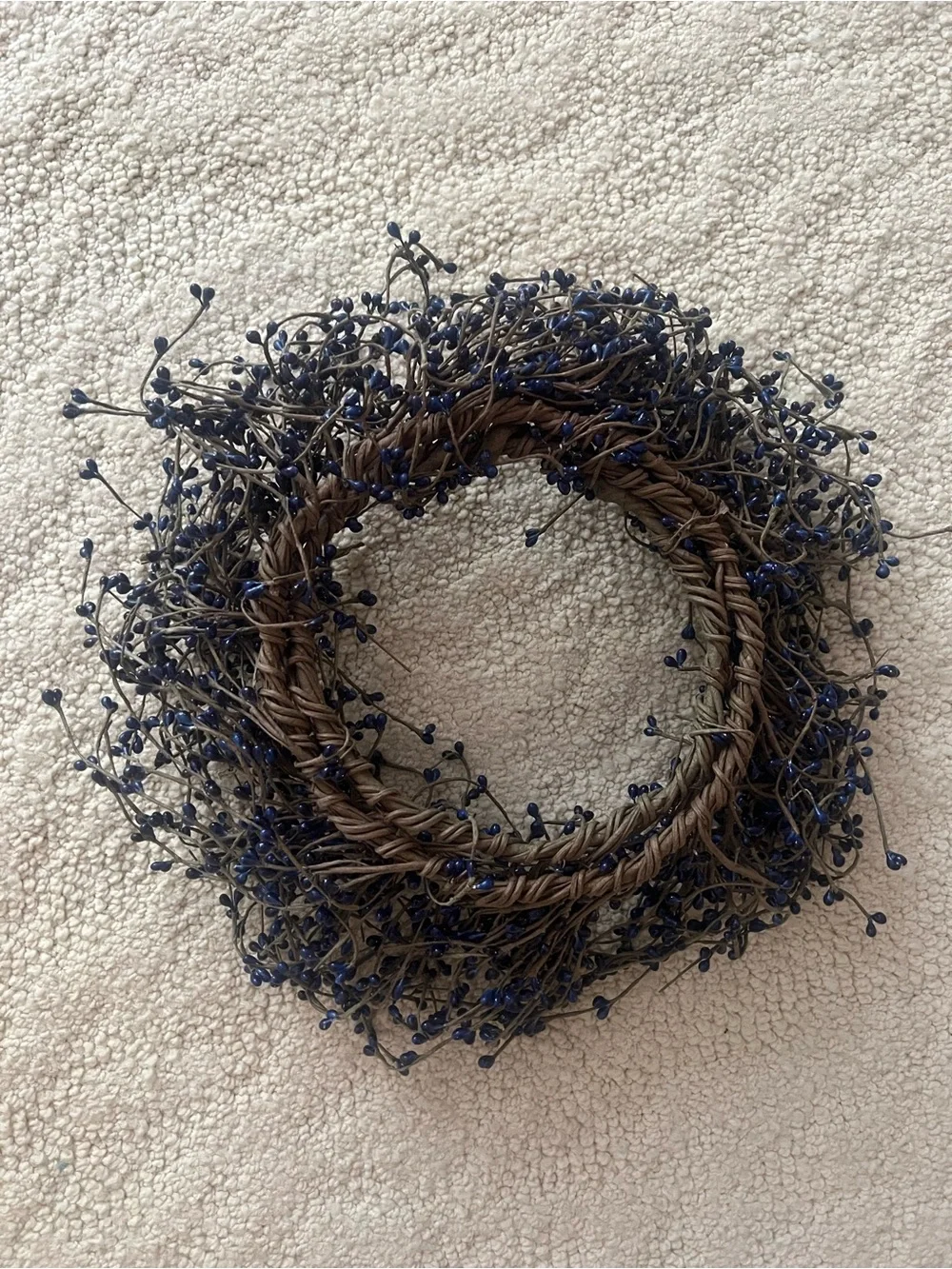 Blue Berry Twig Wreath - Home Accents